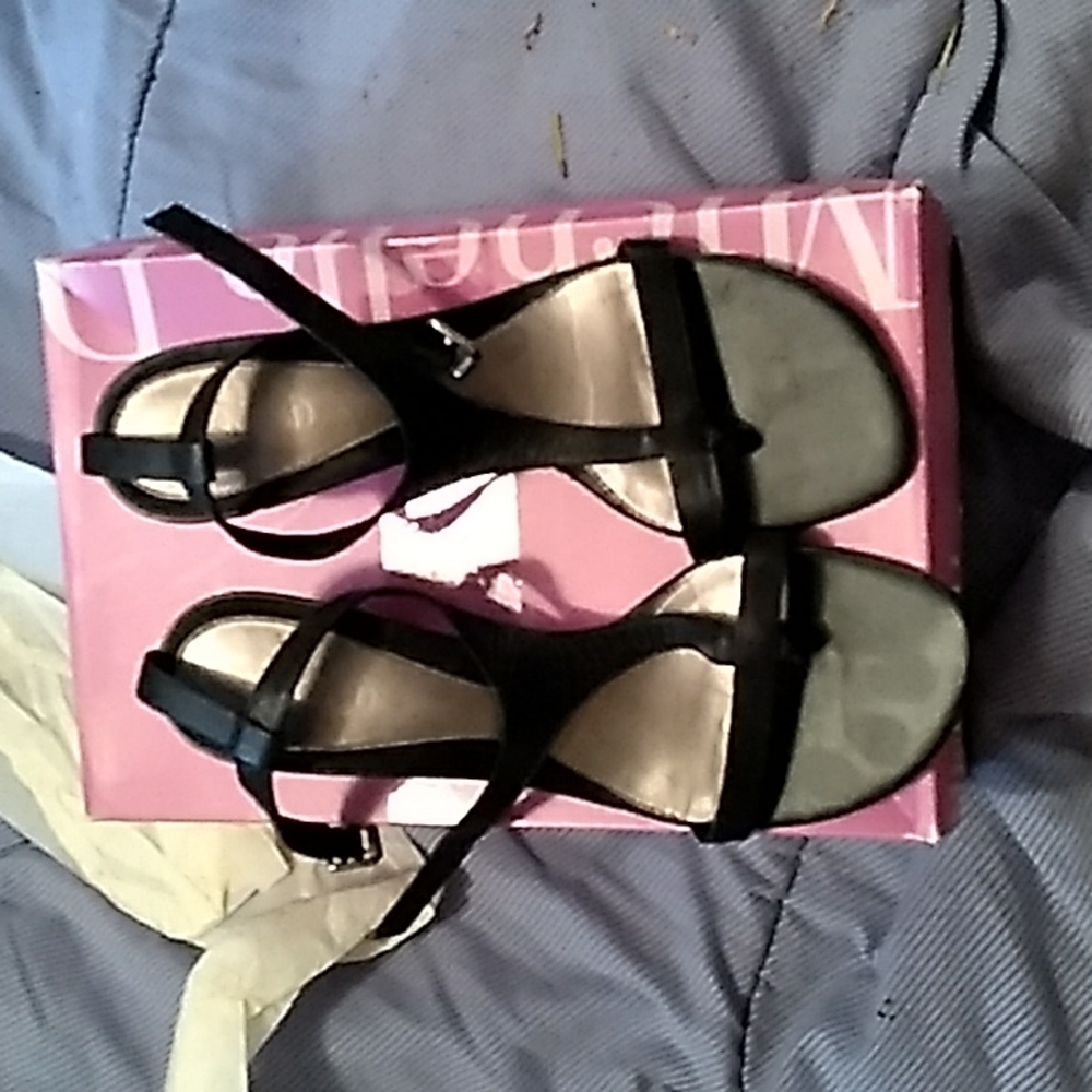 (SH48) Michelle D, Sandals, Heel 2in., 8 1/2 M